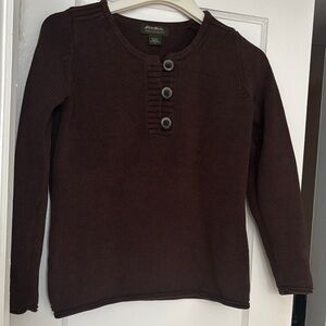 Eddie Bauer Dark Brown Women's Sweater